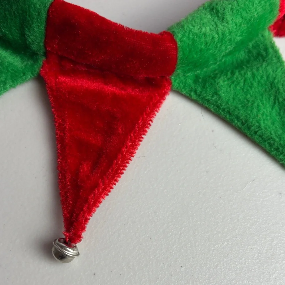 Festive Red and Green Pet Collar